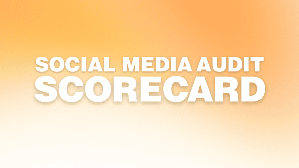 Social Media Scorecard